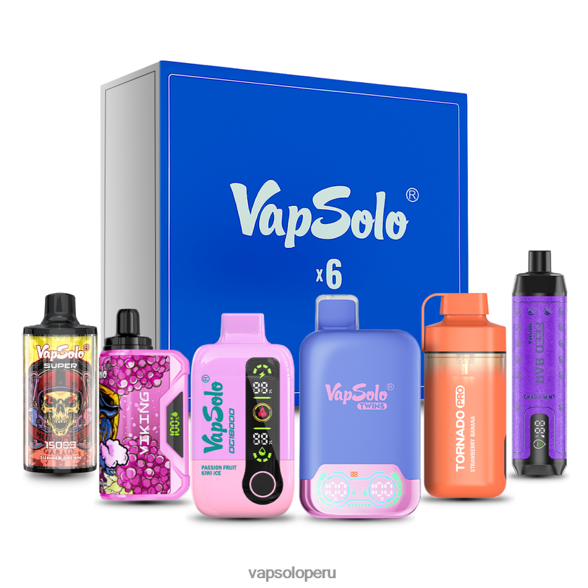 VapSolo Perú - VapSolo conjunto de caja sorpresa 2FN8ND25 sabores aleatorios