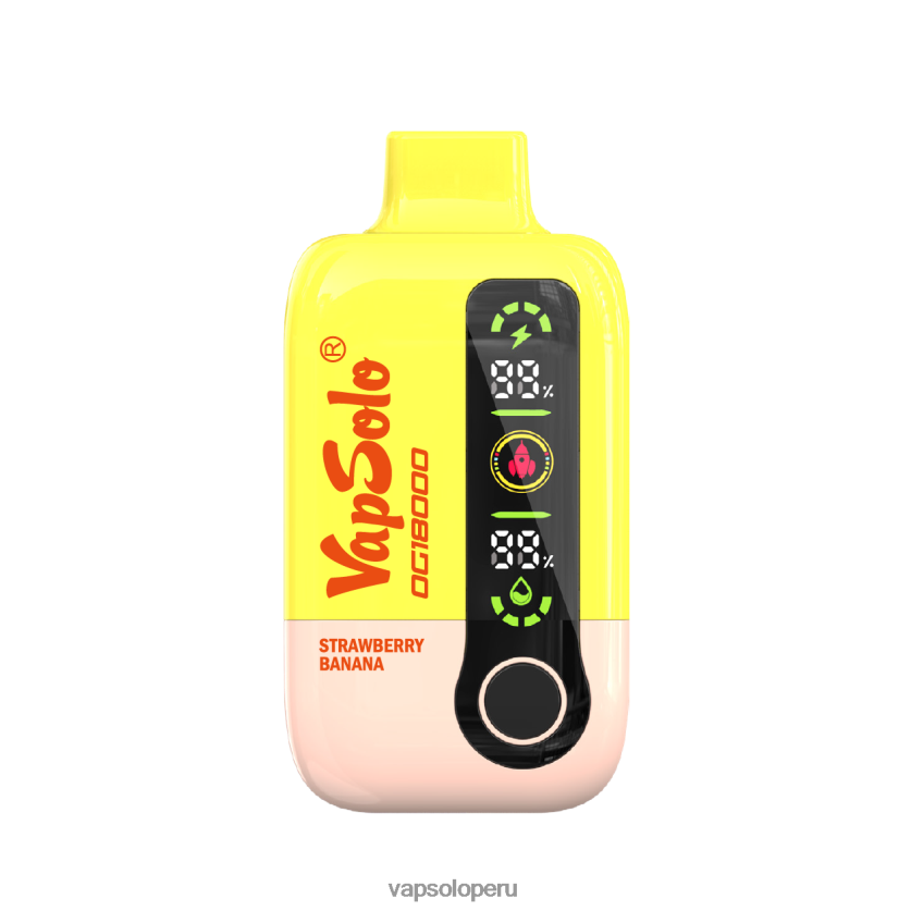 VapSolo Al Por Mayor - VapSolo DG18000 vaporizador desechable 2FN8ND56 plátano fresa