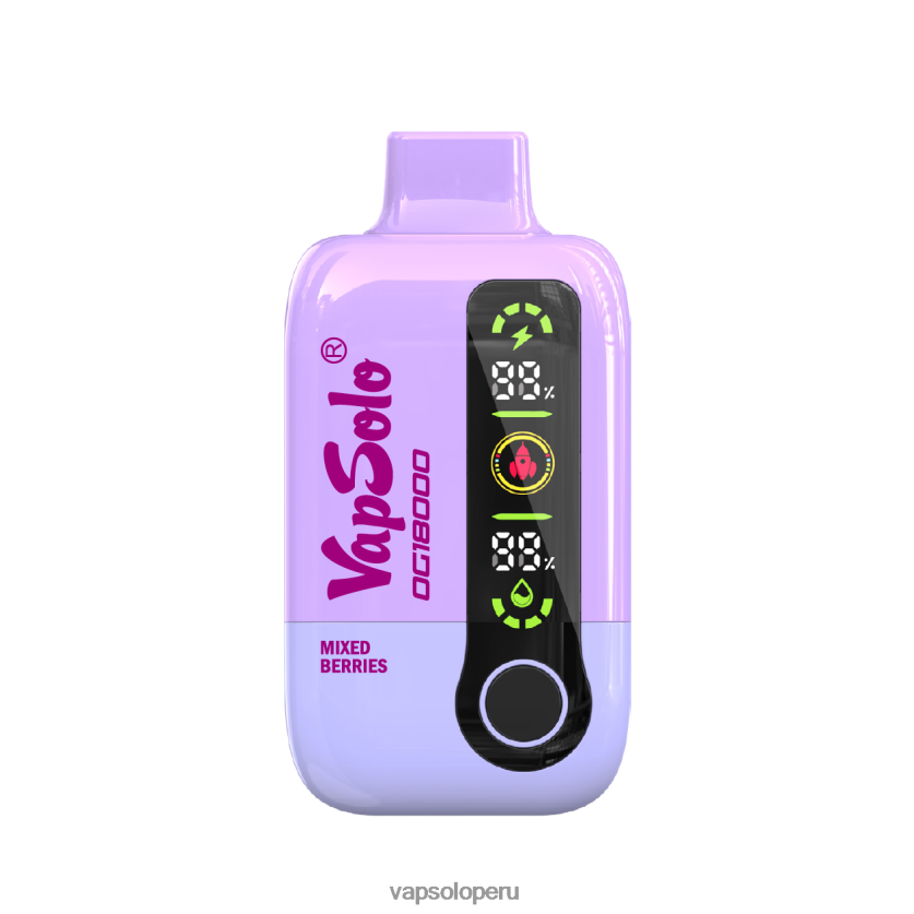 VapSolo Nicotina - VapSolo DG18000 vaporizador desechable 2FN8ND51 bayas mixtas