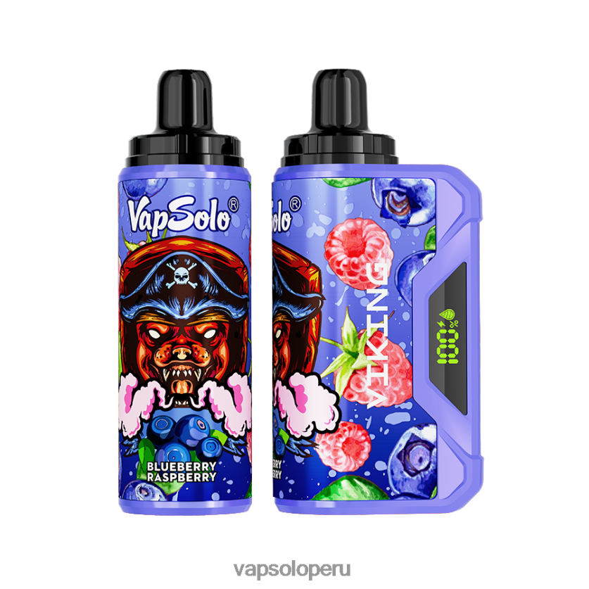 VapSolo Al Por Mayor - VapSolo VIKING vaporizador desechable 2FN8ND38 frambuesa arándano