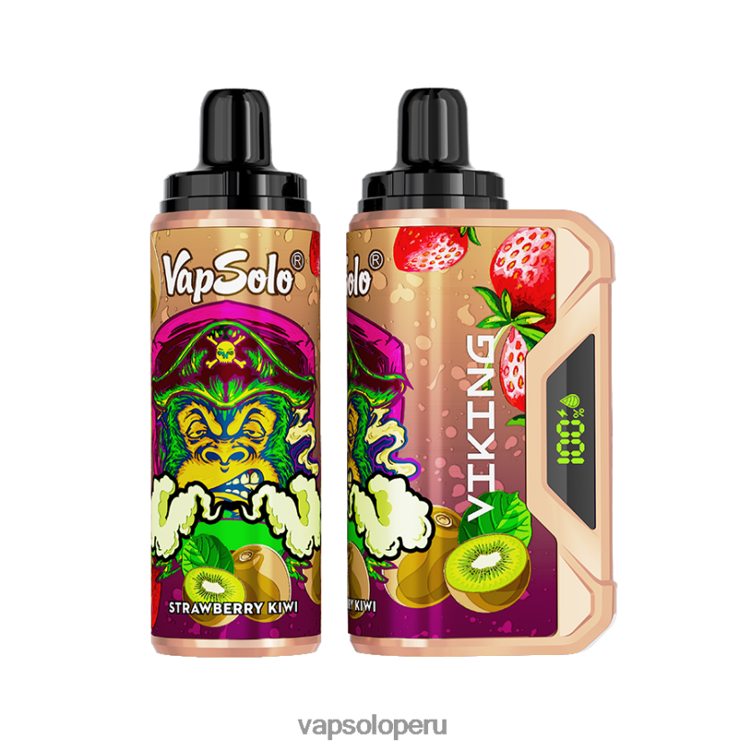 VapSolo Al Por Mayor - VapSolo VIKING vaporizador desechable 2FN8ND44 kiwi fresa