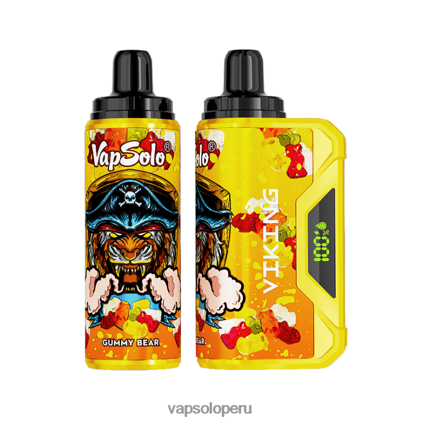 VapSolo Nicotina - VapSolo VIKING vaporizador desechable 2FN8ND39 osito de goma