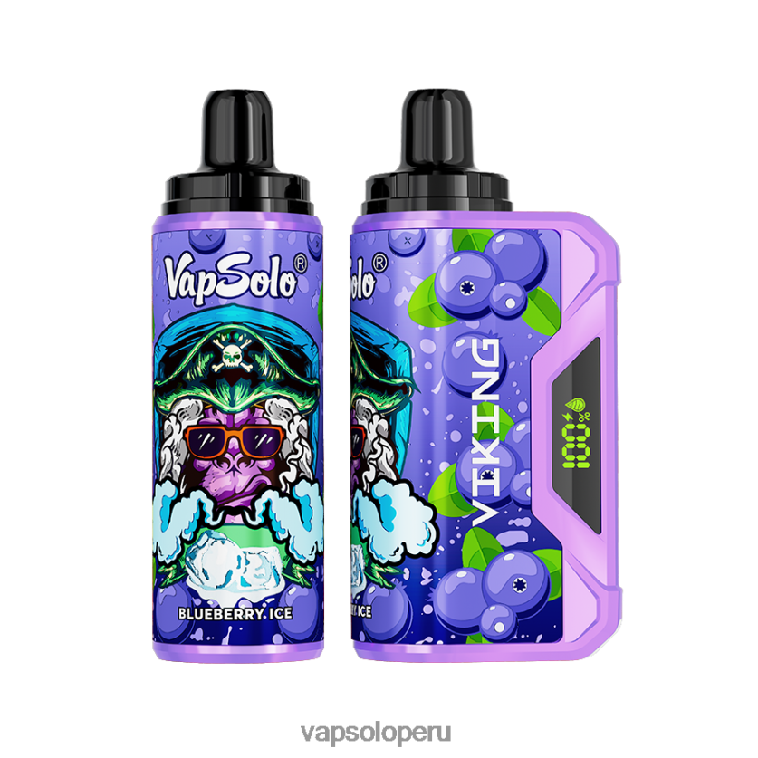 VapSolo Sabores - VapSolo VIKING vaporizador desechable 2FN8ND36 arándano